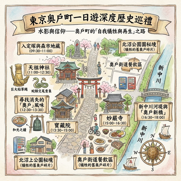 東京奧戶町一日遊行程