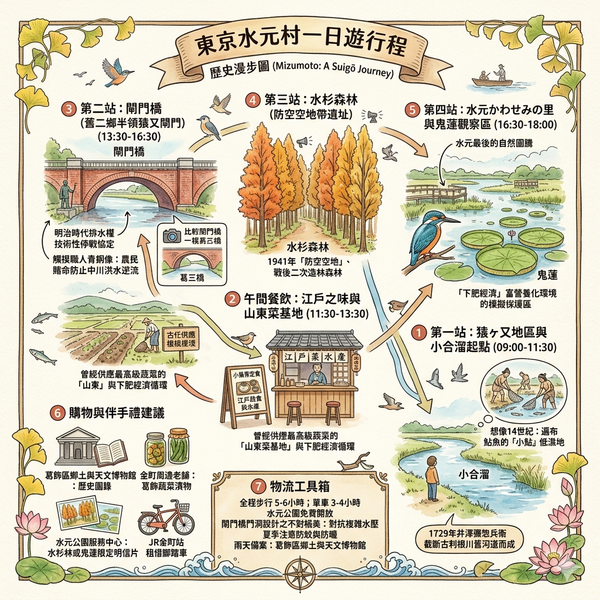 東京水元村一日遊行程