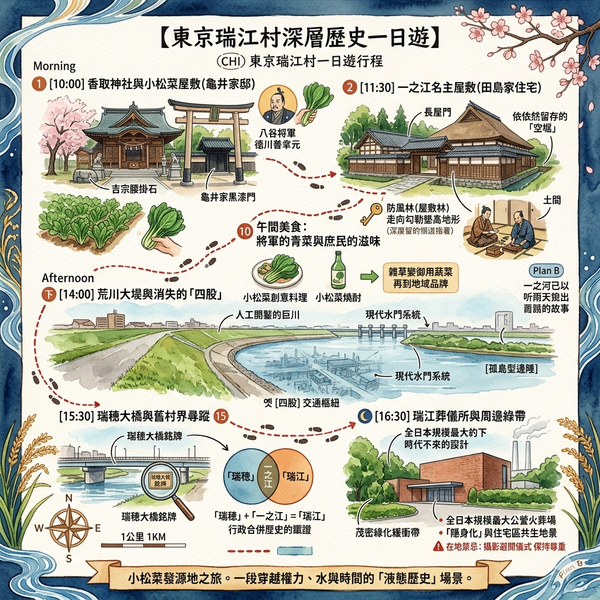 東京瑞江村一日遊行程