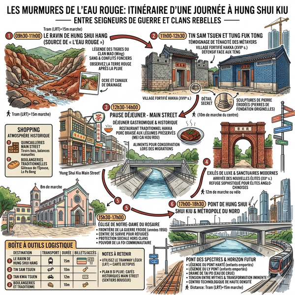 Itinéraire d'une journée à Hong Kong Hung Shui Kiu