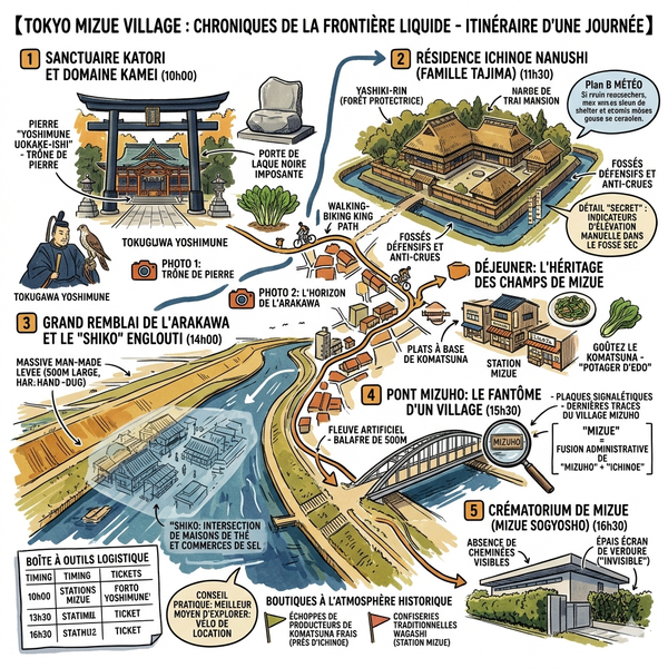 (FRA) Balade Historique à Mizue – À la Découverte de l’Histoire Liquide et des Paysages Cachés de l'Est de Tokyo