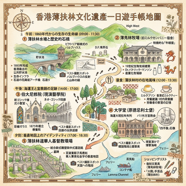 香港薄扶林日帰り旅行プラン