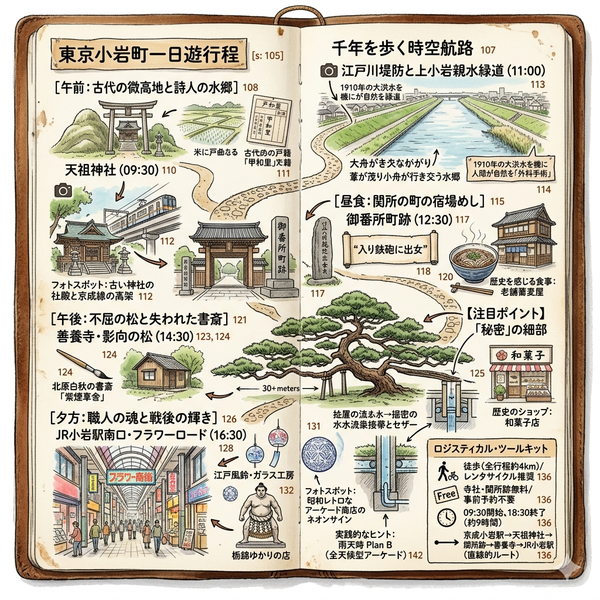 東京小岩町一日遊行程