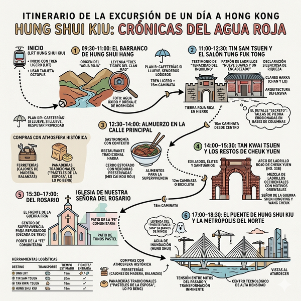 Itinerario de la excursión de un día a Hong Kong Hung Shui Kiu