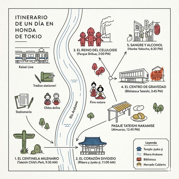 Itinerario de un día en la ciudad de Honda de Tokio