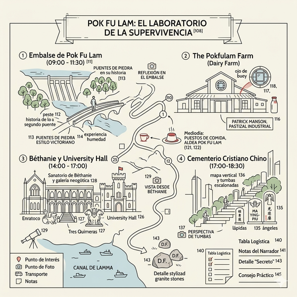 Itinerario de excursión de un día a Pok Fu Lam, Hong Kong