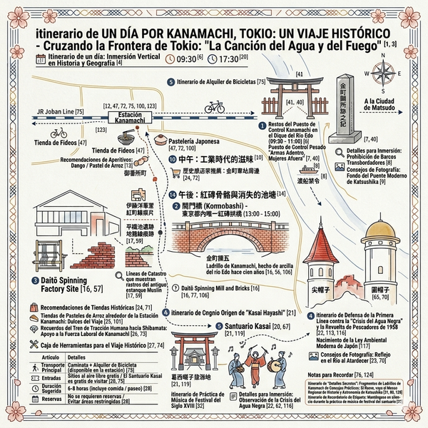 Itinerario de un día para el pueblo de Mizumoto, Tokio