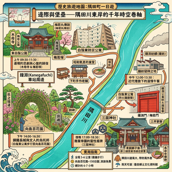 東京寺島町一日旅遊行程