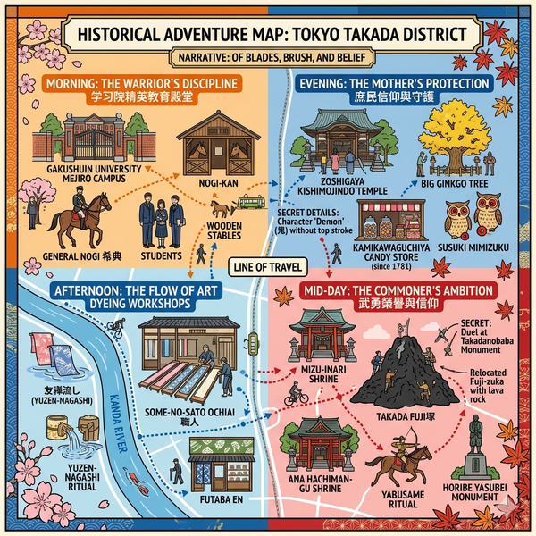 Tokyo Takada town one day itinerary