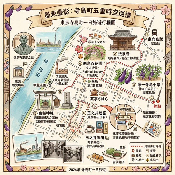 東京寺島町一日旅遊行程