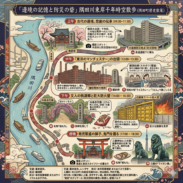 東京隅田町一日遊行程