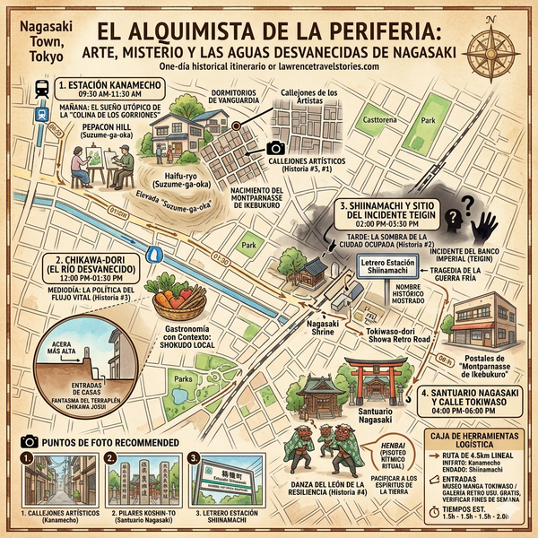 Itinerario de un día para visitar la ciudad de Nagasaki, Tokio