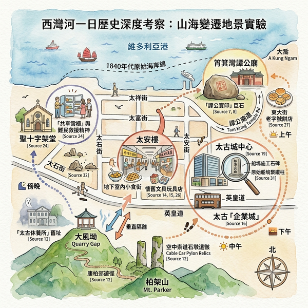 香港西灣河一日遊行程