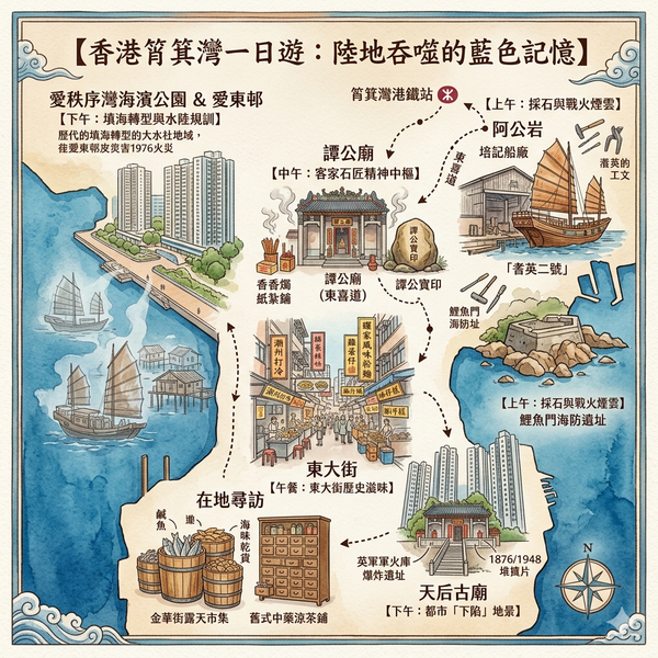 香港筲箕灣一日遊行程
