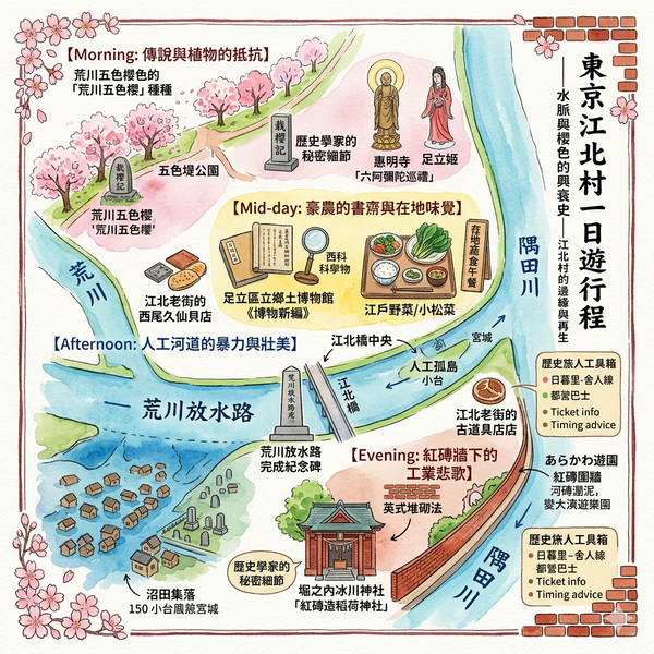 東京江北村一日遊行程