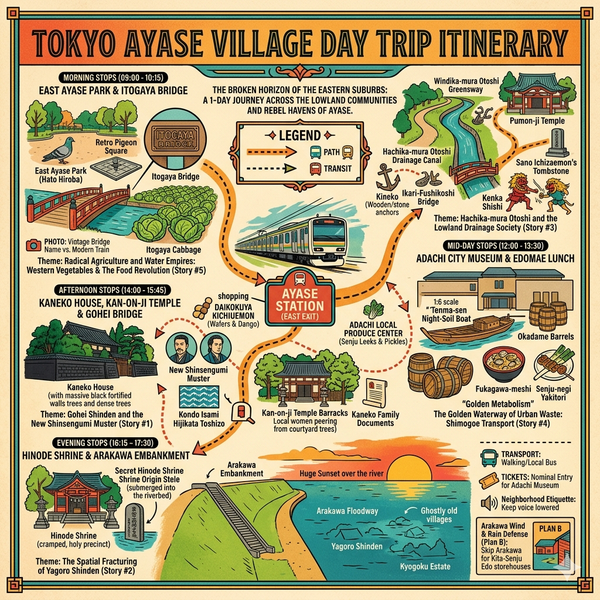 Tokyo Ayase Village Day Trip Itinerary