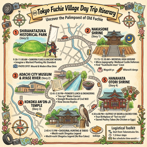 Tokyo Fuchie Village Day Trip Itinerary