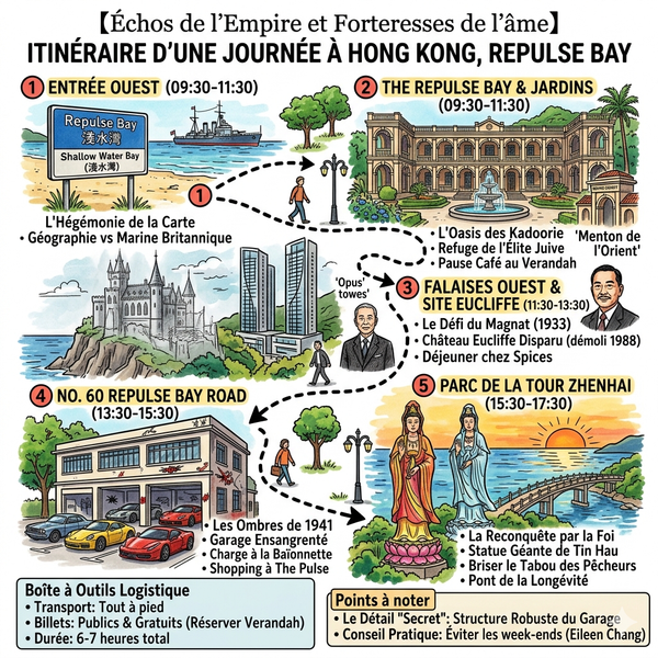 Itinéraire d'une journée à Hong Kong Repulse Bay