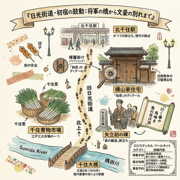東京千住町一日旅遊行程