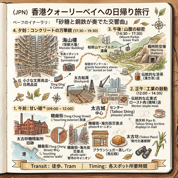 香港クォーリーベイへの日帰り旅行