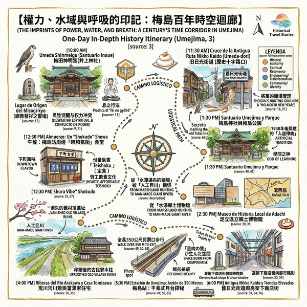 東京梅島町一日遊行程