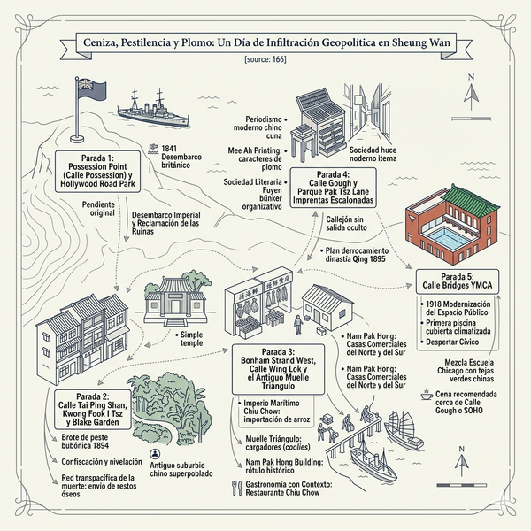  Itinerario de la excursión de un día a Hong Kong Sheung Wan