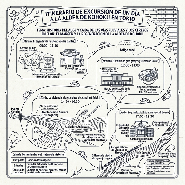 Itinerario de excursión de un día a la aldea de Kohoku en Tokio