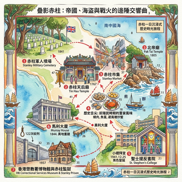 疊影赤柱：帝國、海盜與戰火的邊陲交響曲