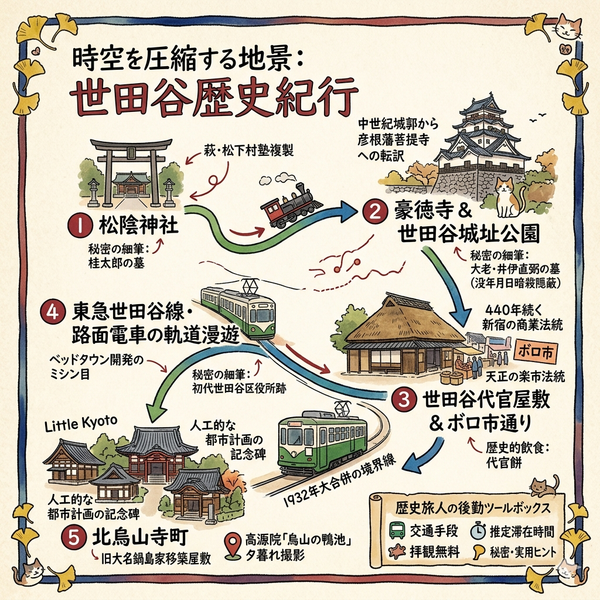 (JPN) 世田谷歴史散歩 – 閑静な街に隠された5つの知られざる物語