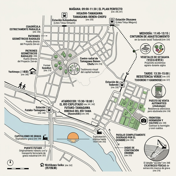 El borde efímero del _Gran Tokio__ Sinfonía de tierra, agua y capital en el Viejo Tamagawa