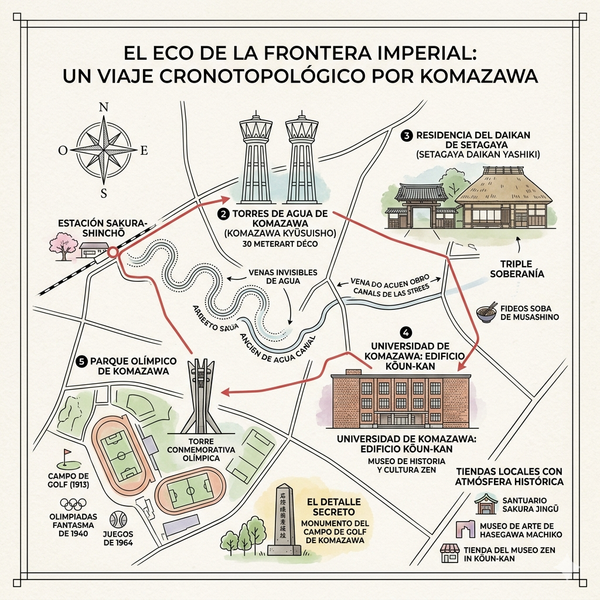 El Eco de la Frontera Imperial_ Un Viaje Cronotopológico por Komazawa