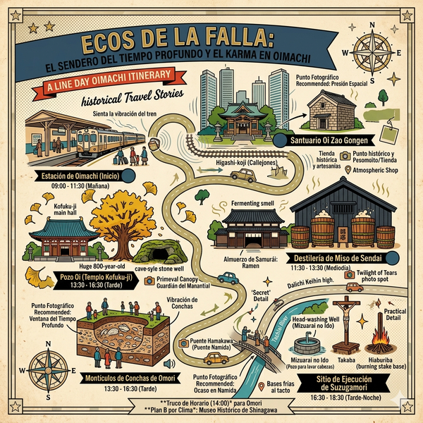 Ecos de la Falla_ El Sendero del Tiempo Profundo y el Karma en Oimachi