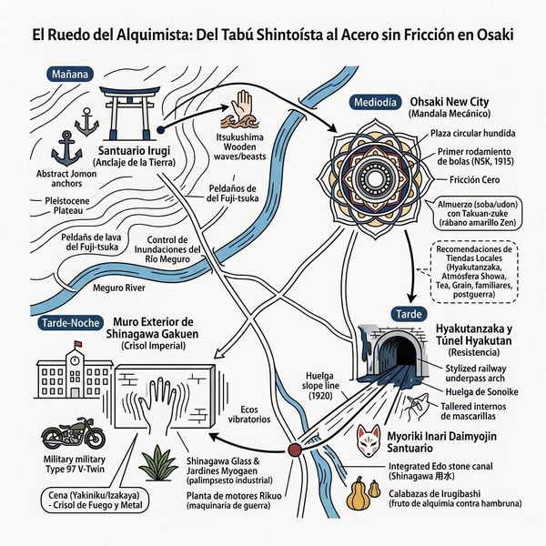 El Ruedo del Alquimista_ Del Tabú Shintoísta al Acero sin Fricción en Osaki