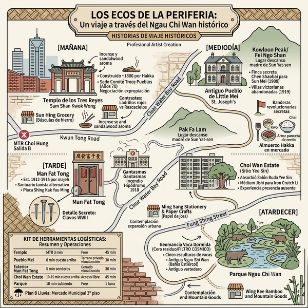 Los ecos de la periferia: El viaje de los desterrados y los arraigados en Ngau Chi Wan