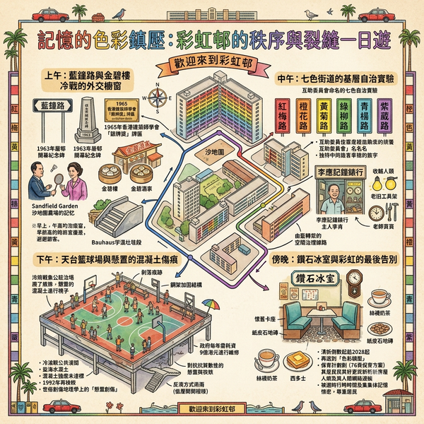 記憶的色彩鎮壓：彩虹邨的秩序與裂縫一日遊