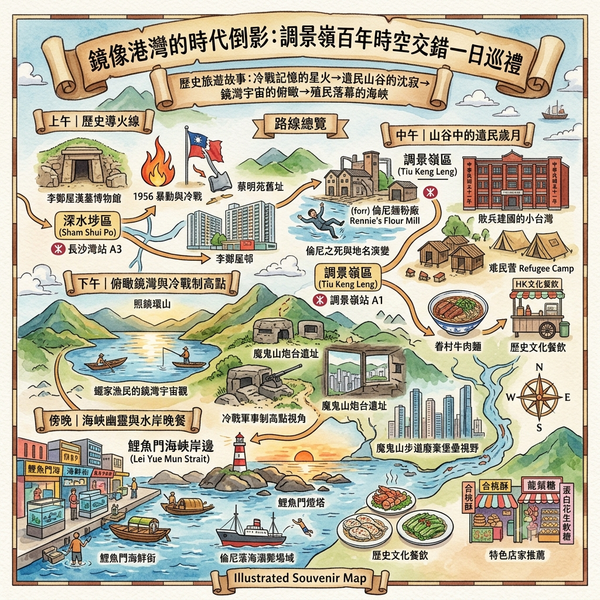 鏡像港灣的時代倒影：調景嶺百年時空交錯一日巡禮