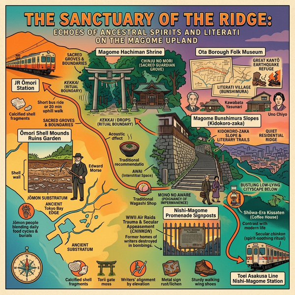 The Sanctuary of the Ridge_ Echoes of Ancestral Spirits and Literati on the Magome Upland