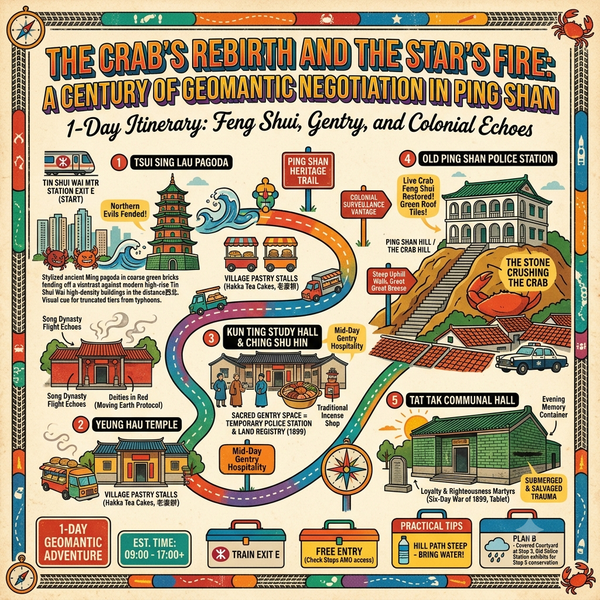 Ping Shan Historical Walk – The Feng Shui, Crab Legend and Clan Wars of a Hong Kong Heritage Trail
