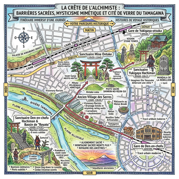 La Crête de l'Alchimiste _ Barrières Sacrées, Misticisme Mimétique et Cité de Verre du Tamagawa