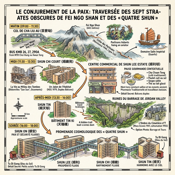 Le Conjurement de la Paix _ Traversée des Sept Strates Obscures de Fei Ngo Shan et des « Quatre Shun »