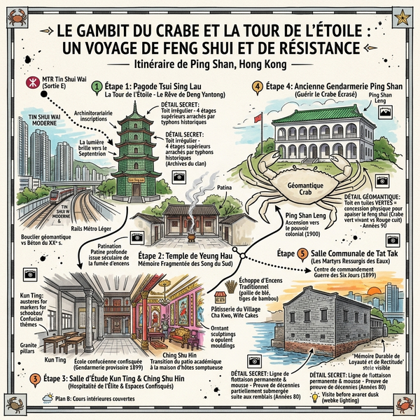 Le Gambit du Crabe et la Tour de l'Étoile _ Un Voyage de Feng Shui et de Résistance