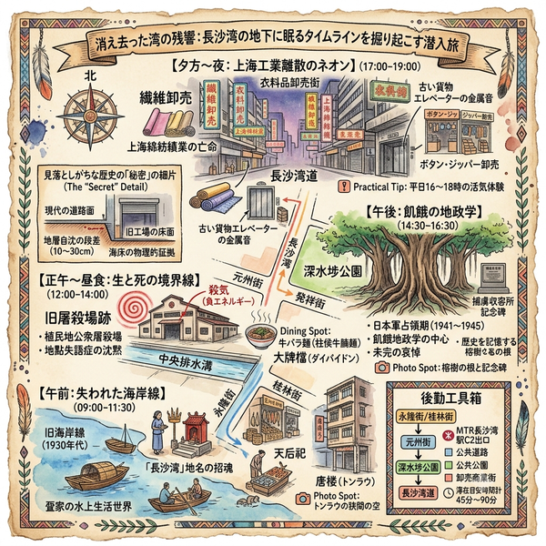 長沙灣（チョンシャワン）：封じられた龍脈の水口、そして魂を呼び続ける地名