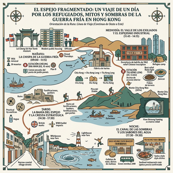 El Espejo Fragmentado_ Un viaje de un día por los refugiados, mitos y sombras de la Guerra Fría en Hong Kong
