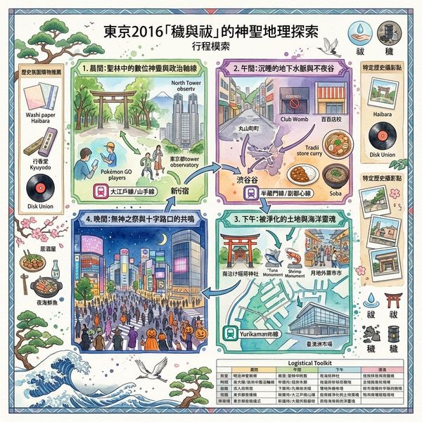 淨化與迷宮：東京2016「穢與祓」的神聖地理探索