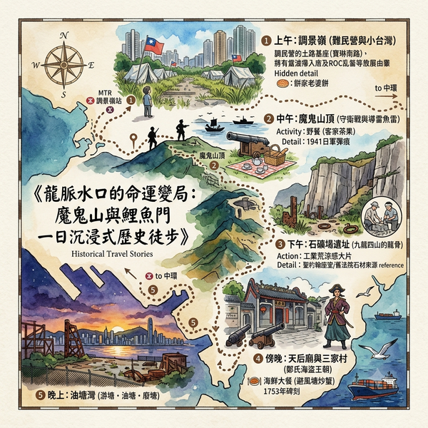 魔鬼山下的輪迴之關：鯉魚門水口的海盜、龍脈與消失的共和國