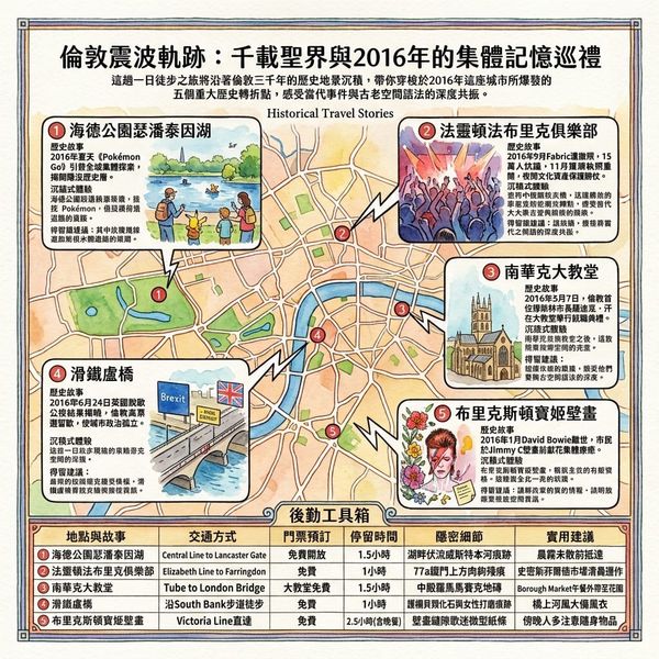 倫敦震波軌跡：千載聖界與2016年的集體記憶巡禮