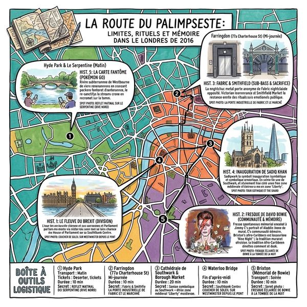 La Route du Palimpseste _ Limites, Rituels et Mémoire dans le Londres de 2016