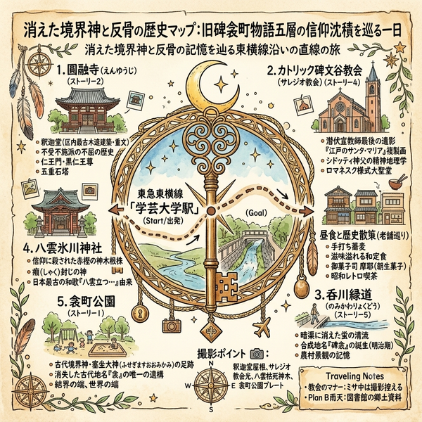 消えた境界神と反骨の記憶：旧碑衾町「五層の信仰沈積」を巡る一日