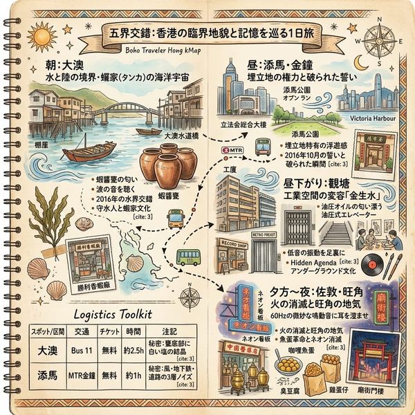 旅の名称：『五界交錯：香港の臨界地貌と記憶を巡る1日旅』