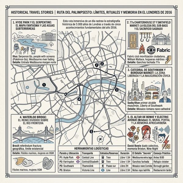 Ruta del Palimpsesto Limites, Rituales y Memoria en el Londres de 2016